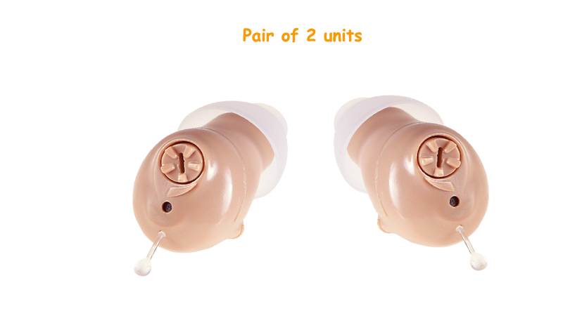 A Pair 2 Units In The Ear Canal Best Digital Hearing Aids