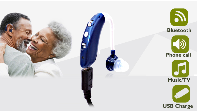 Best Rechargeable Affordable Bluetooth Hearing Aids For Hearing Loss and Listening to TV