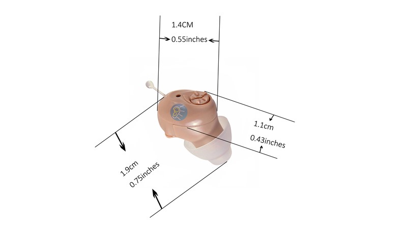 Invisible Digital Hearing Aids A10 Battery Last 150 Hours