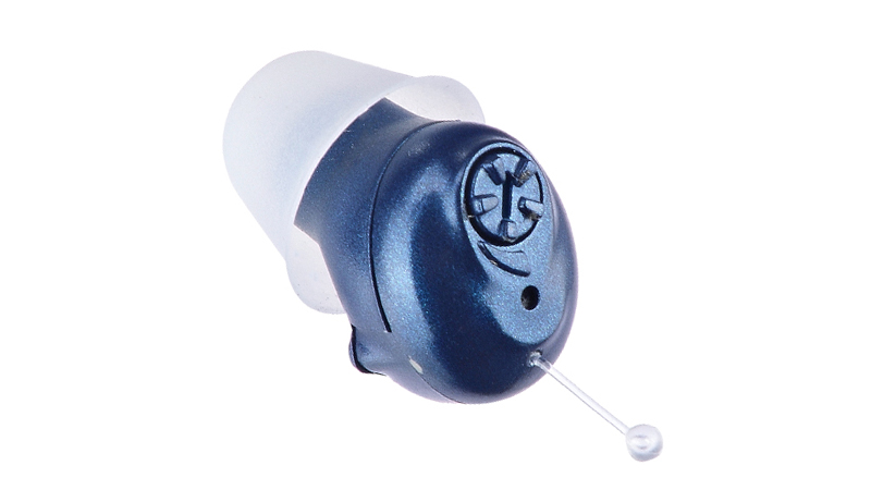 Blue Cic in Ear Digital Hearing Aids for Adults and Elderly