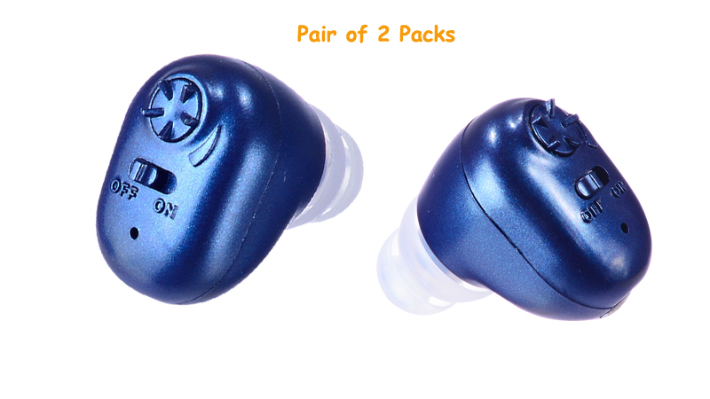 A Pair of 2 Units In Ear New Rechargeable Hearing Aids