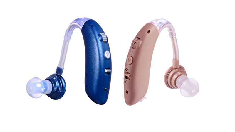 Fashion Blue BTE Type New Rechargeable Hearing Aids