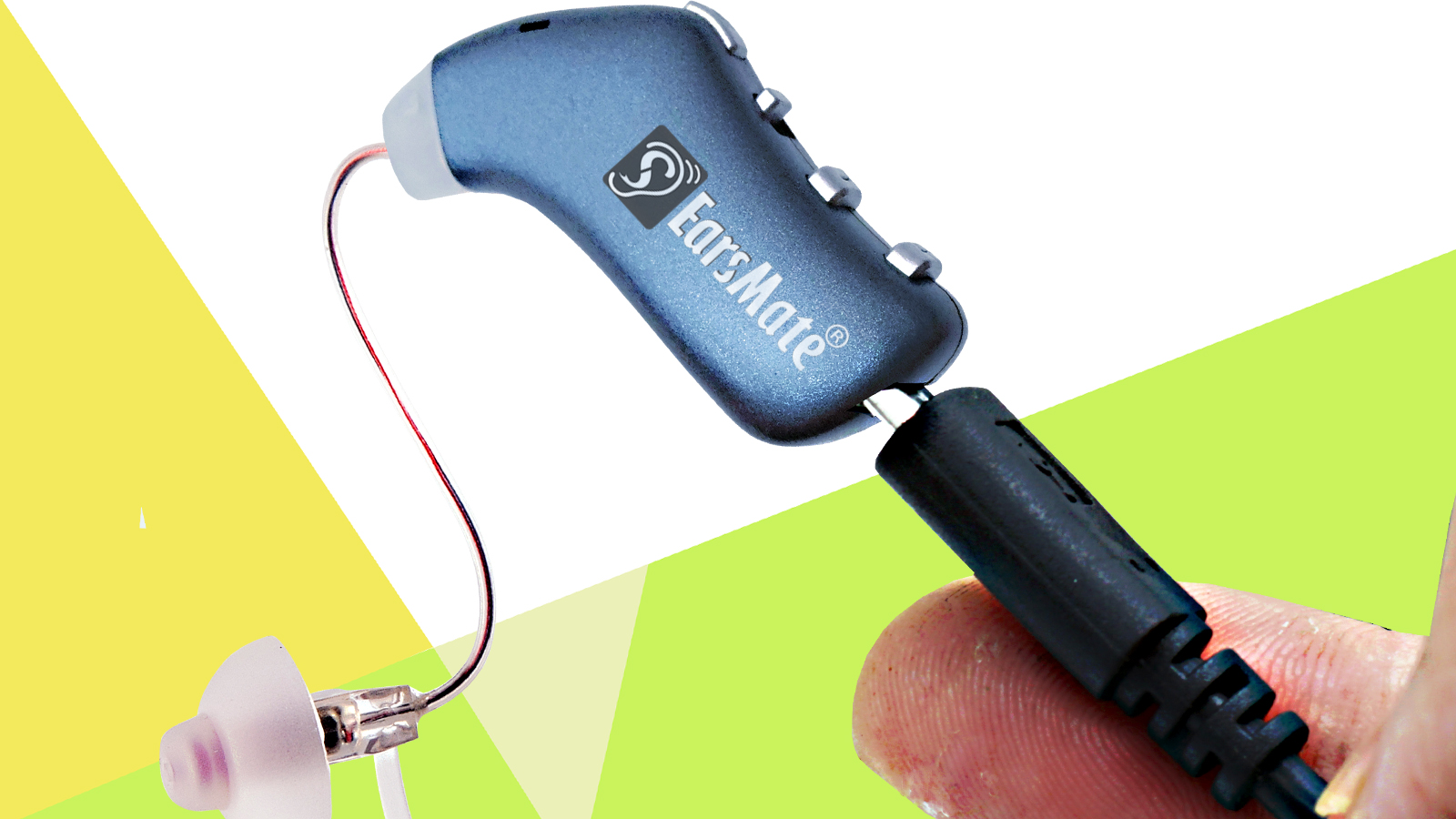 Discreet Invisible RIC 8 Channel Digital Hearing Aids OTC Hearing