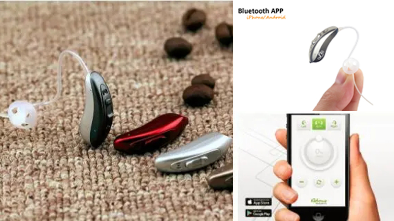 Programmable Best Mini Bluetooth Hearing Aids Iphone and Android APP Control