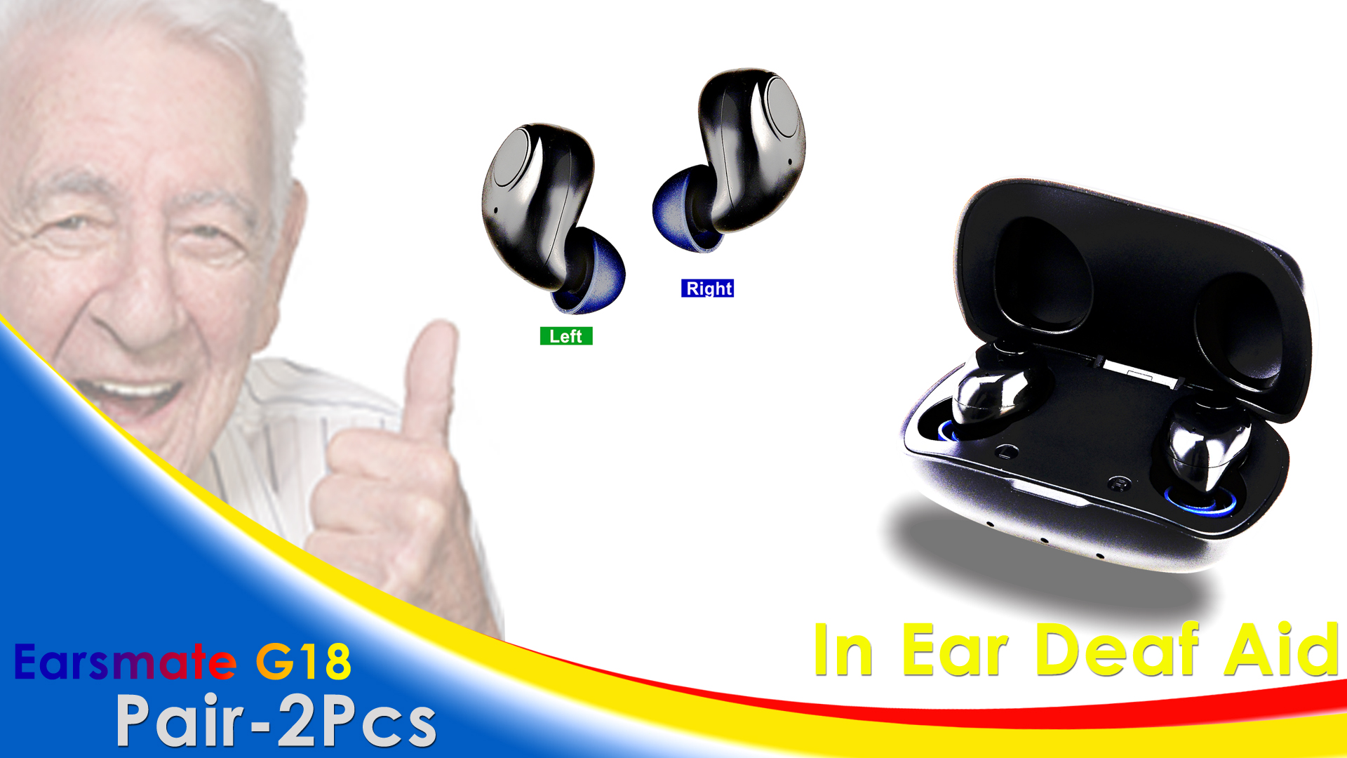Best In Ear Rechargeable Hearing Aids For Seniors 2021 G18 Earsmate