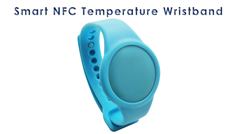 Rfid Wristband Waterproof NFC Smart Watch Bracelet APP Wifi Control Thermometer