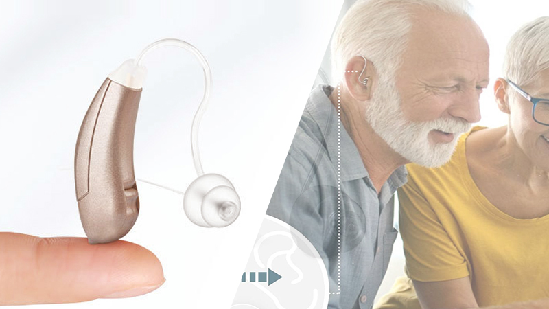 Digital Behind The Ear Hearing Aid For Tinnitus Relief and Deafness C109F