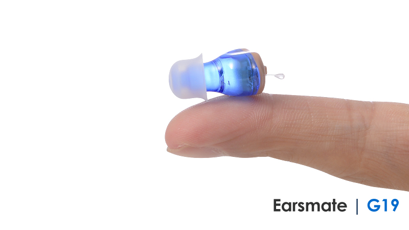 Best Invisible In The Canal Hearing Aids CIC Rechargeable Earsmate G19