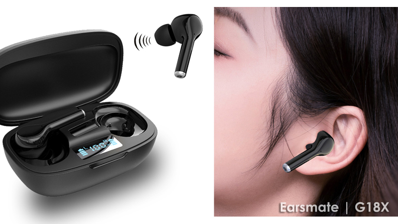 New TWS Earphone Design Rechargeable Wireless Stylish Binaural Hearing Aids For Seniors Adults