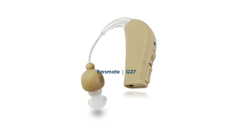 Best OTC Dual Rechargeable BTE Hearing Aid For Seniors with Noise Reduction