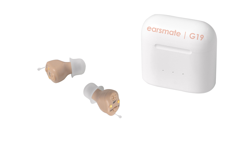 Mini Rechargeable Hearing Aid For Both Ears Adjustable Volume