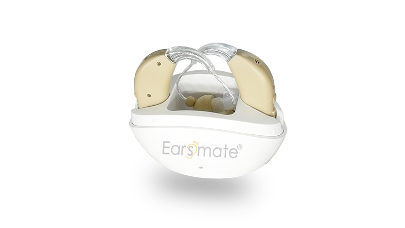 Best Cheap Low Cost Hearing Aids for Seniors with Noise Cancelling Packed 2 Rechargeable and Charging Box