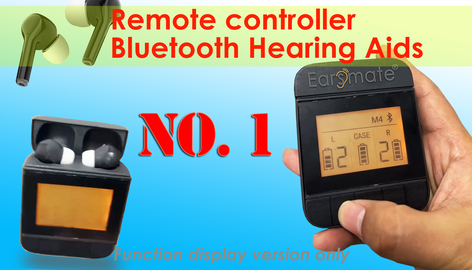 The First Advanced Remote controlled Bluetooth Hearing Aids 2024