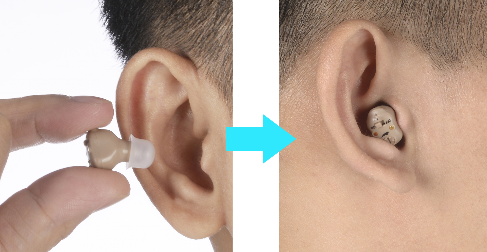 how to use the invisible hearing aid