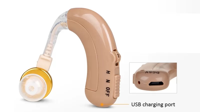 Earsmate BTE Rechargeable Hearing Aids AXON C-109