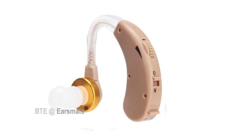 Cheap BTE Hearing Aid Device of Voice Amplifier for Hearing Loss