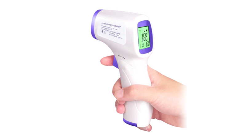 Body Ear Digital Infrared Forehead Thermometer with LCD Display