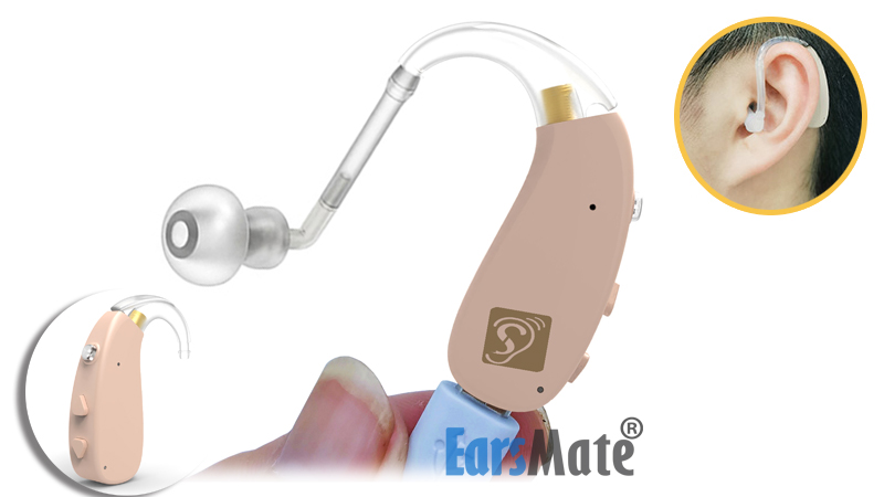 Best EarsMATE FDA OTC Hearing Aids 2020 with Rechargeable Battery and Noise Reduction