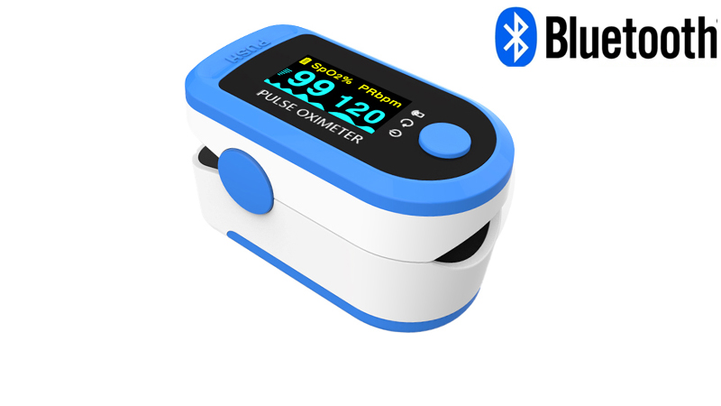 Smart Mobile App Bluetooth Finger tip Pulse Oximeter