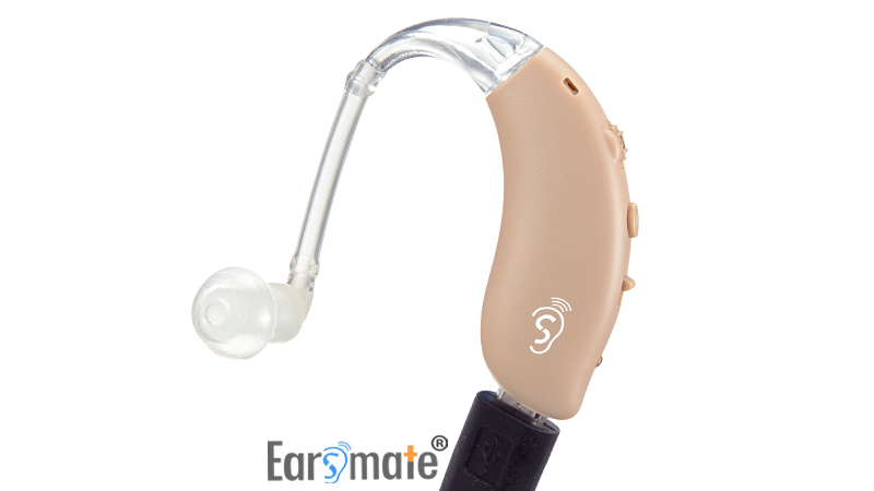 New Sound Tube Rechargeable Open Fit Behind The Ear BTE Hearing Aids